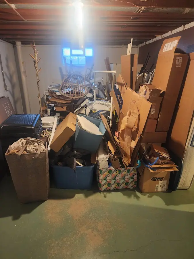 Roll-off dumpster container at job site for Construction Dumpster Rental in Lake Wildwood